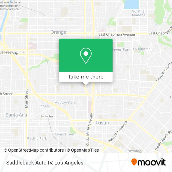 Saddleback Auto IV map