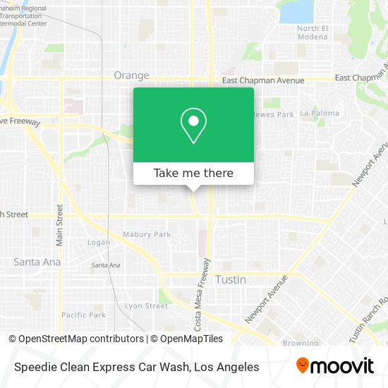 Mapa de Speedie Clean Express Car Wash