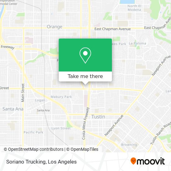 Mapa de Soriano Trucking