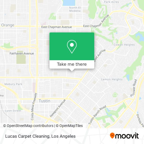 Lucas Carpet Cleaning map