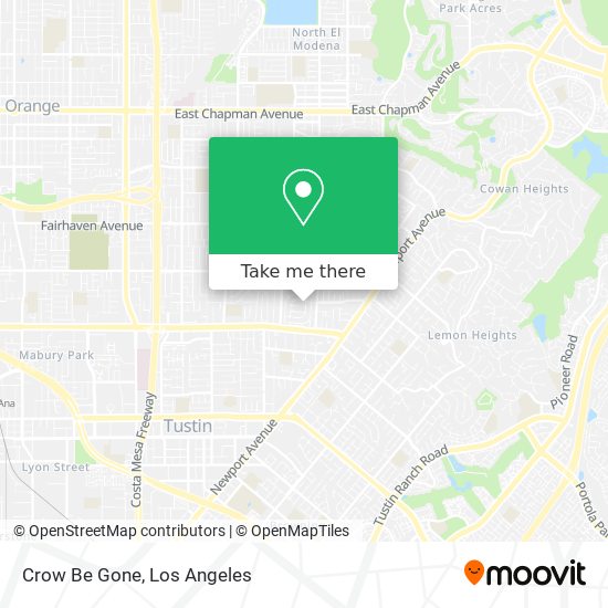 Crow Be Gone map