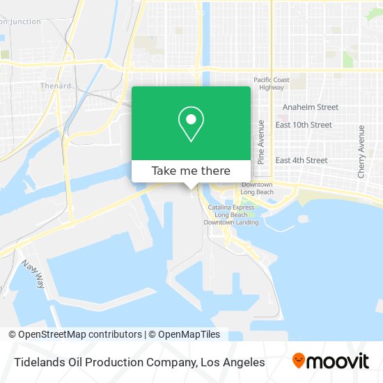 Tidelands Oil Production Company map