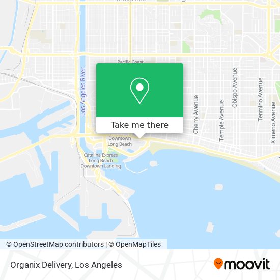 Organix Delivery map