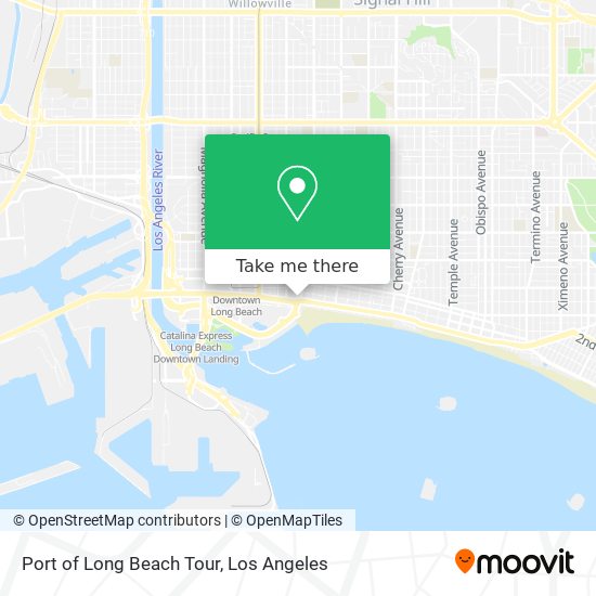 Mapa de Port of Long Beach Tour