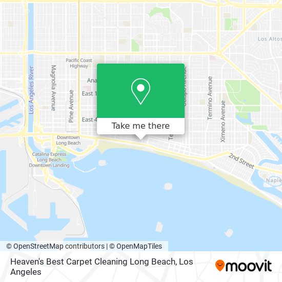 Heaven's Best Carpet Cleaning Long Beach map