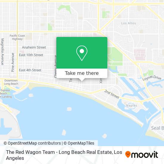 Mapa de The Red Wagon Team - Long Beach Real Estate