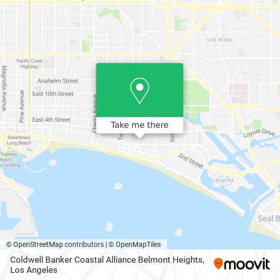 Mapa de Coldwell Banker Coastal Alliance Belmont Heights