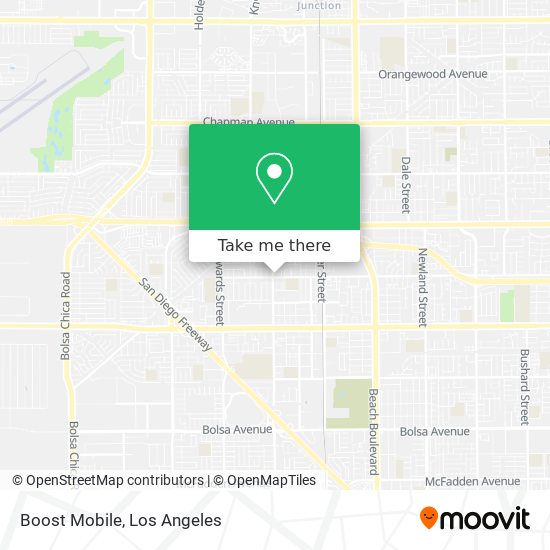 Boost Mobile map