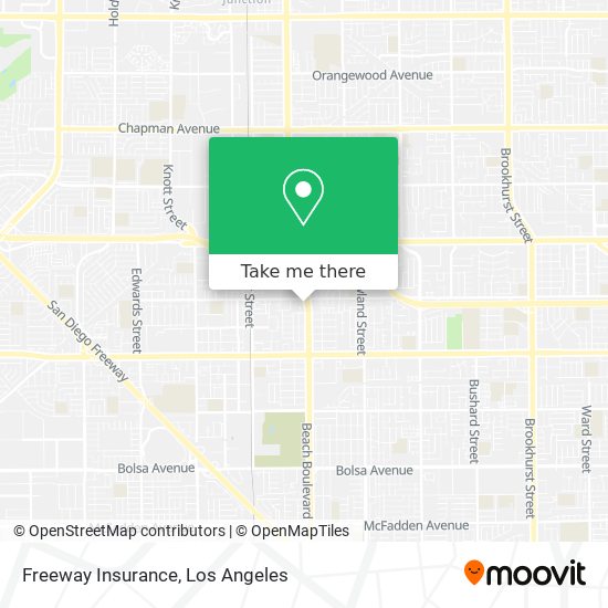 Freeway Insurance map