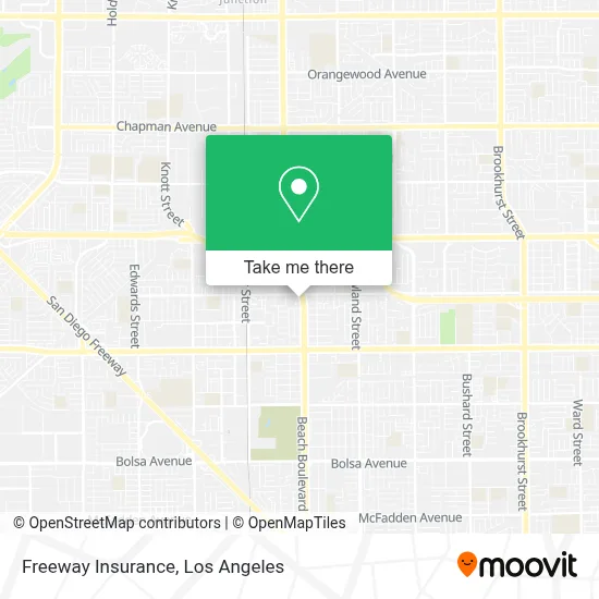 Freeway Insurance map