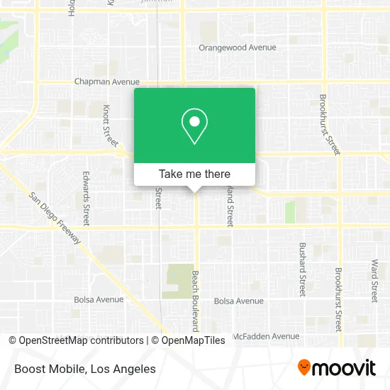 Boost Mobile map