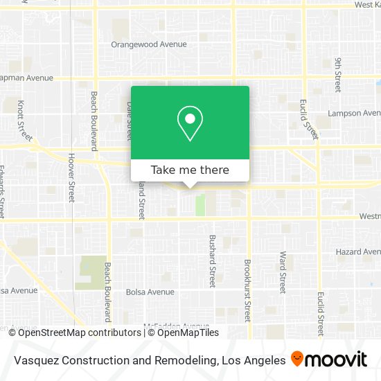 Vasquez Construction and Remodeling map