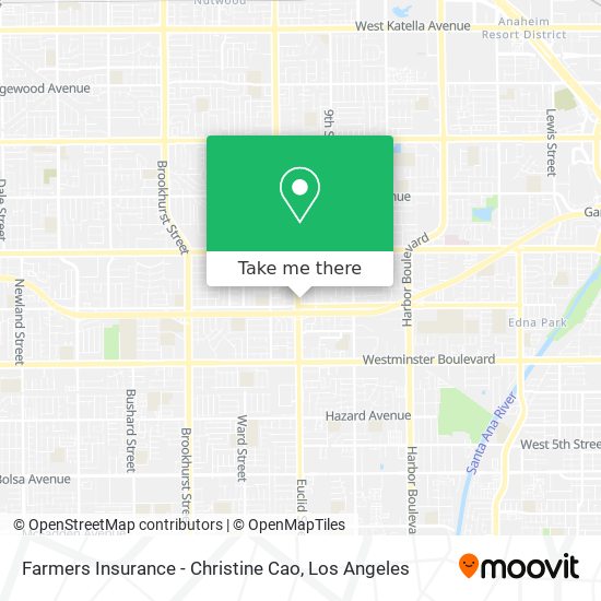 Mapa de Farmers Insurance - Christine Cao