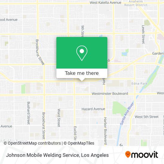 Johnson Mobile Welding Service map