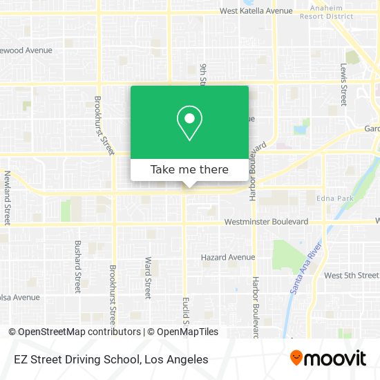 EZ Street Driving School map