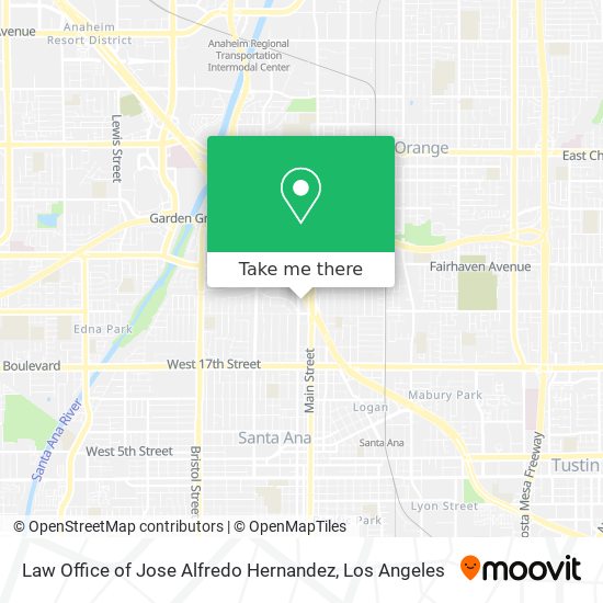 Mapa de Law Office of Jose Alfredo Hernandez