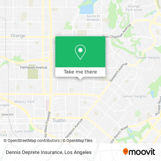 Dennis Deprete Insurance map