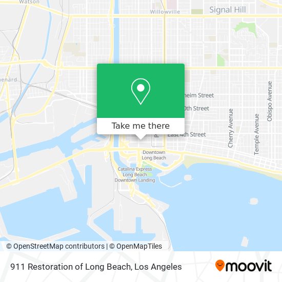 Mapa de 911 Restoration of Long Beach