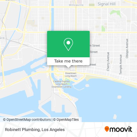 Robinett Plumbing map