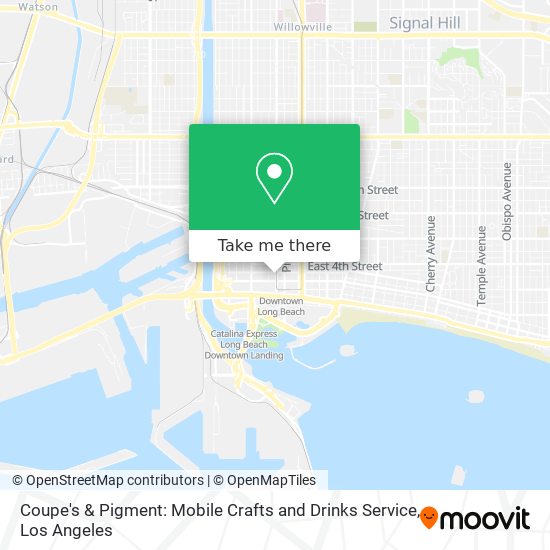Mapa de Coupe's & Pigment: Mobile Crafts and Drinks Service