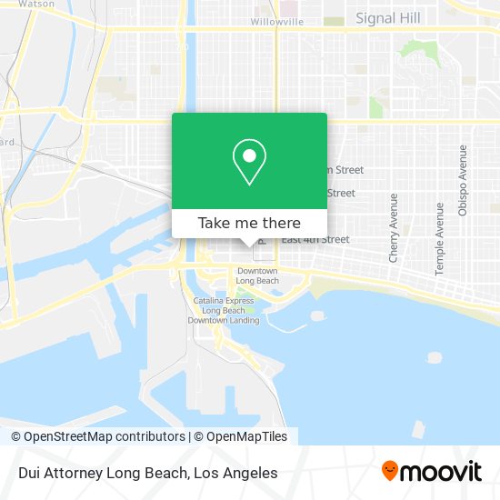 Mapa de Dui Attorney Long Beach