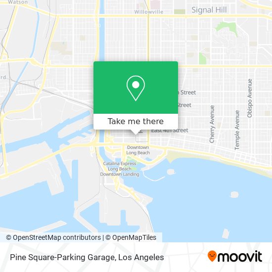 Pine Square-Parking Garage map