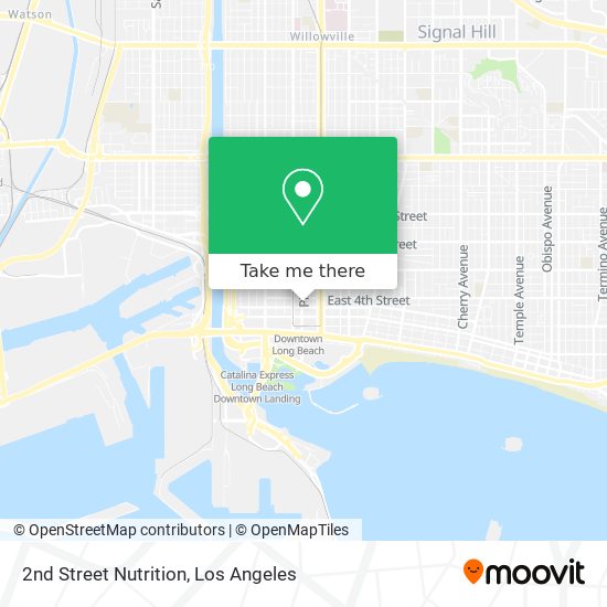 Mapa de 2nd Street Nutrition