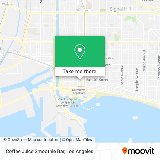 Mapa de Coffee Juice Smoothie Bar