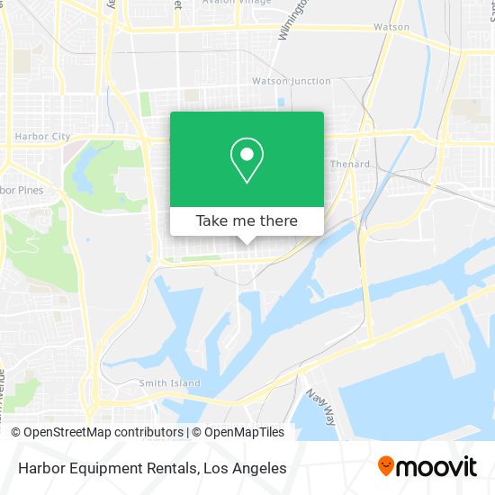 Harbor Equipment Rentals map