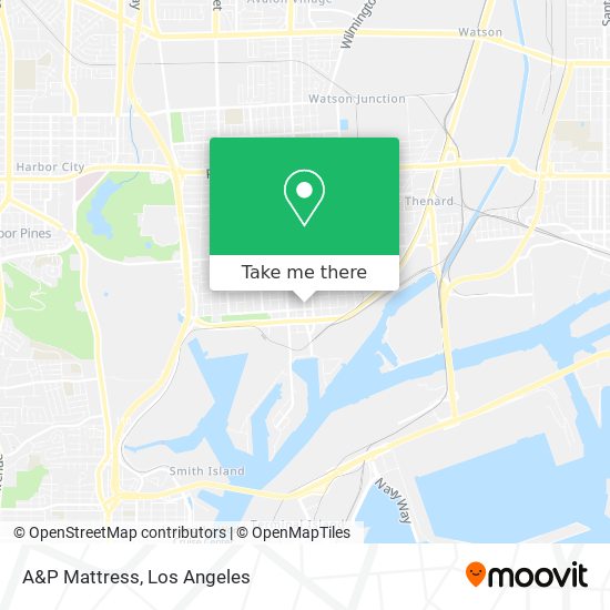 A&P Mattress map