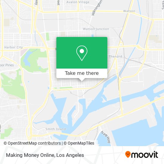 Making Money Online map