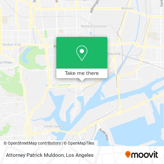 Attorney Patrick Muldoon map