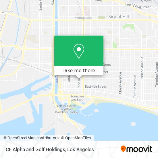 CF Alpha and Golf Holdings map