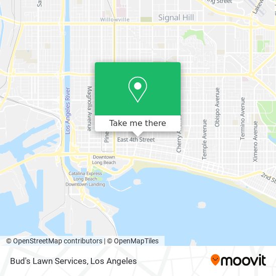 Bud's Lawn Services map