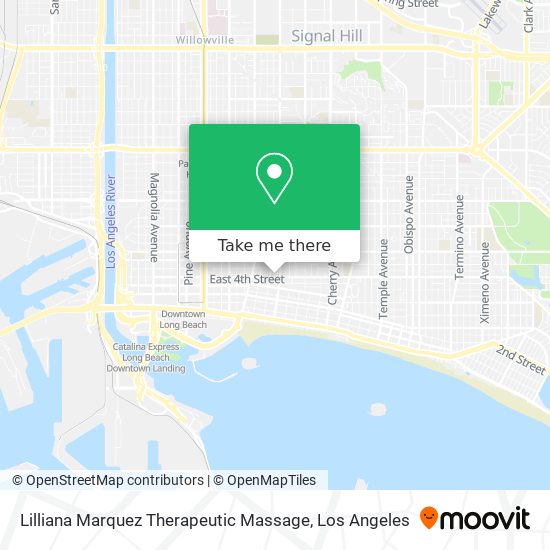 Lilliana Marquez Therapeutic Massage map