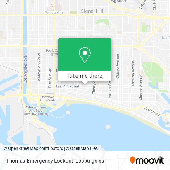 Mapa de Thomas Emergency Lockout