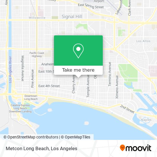 Mapa de Metcon Long Beach