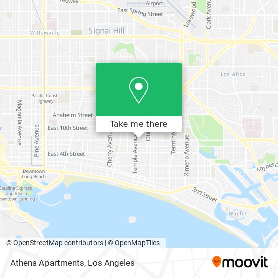 Athena Apartments map