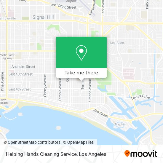 Helping Hands Cleaning Service map