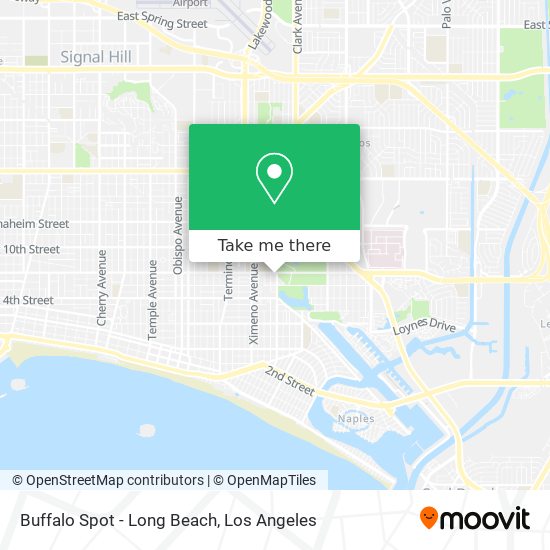 Mapa de Buffalo Spot - Long Beach