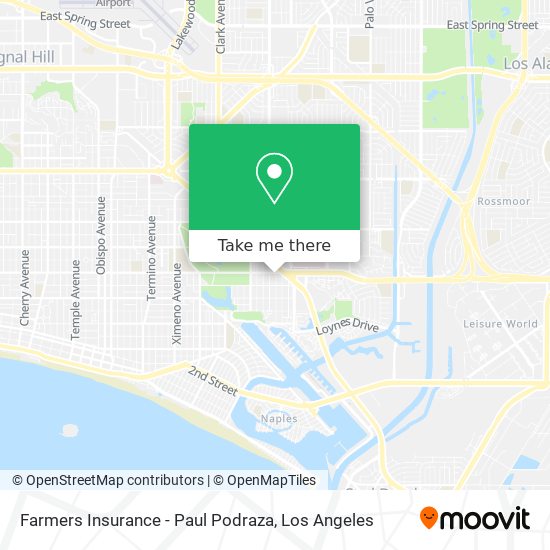 Mapa de Farmers Insurance - Paul Podraza