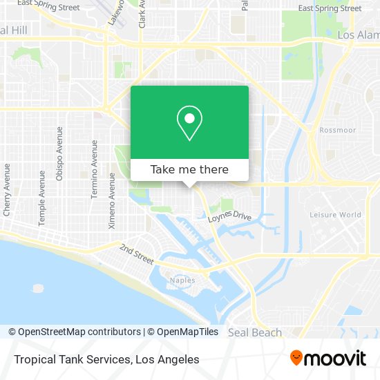 Tropical Tank Services map