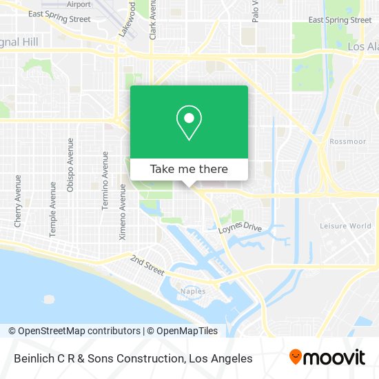 Beinlich C R & Sons Construction map