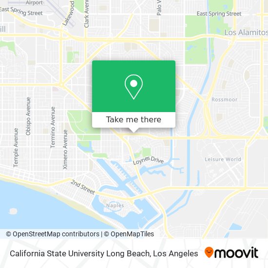 California State University Long Beach map