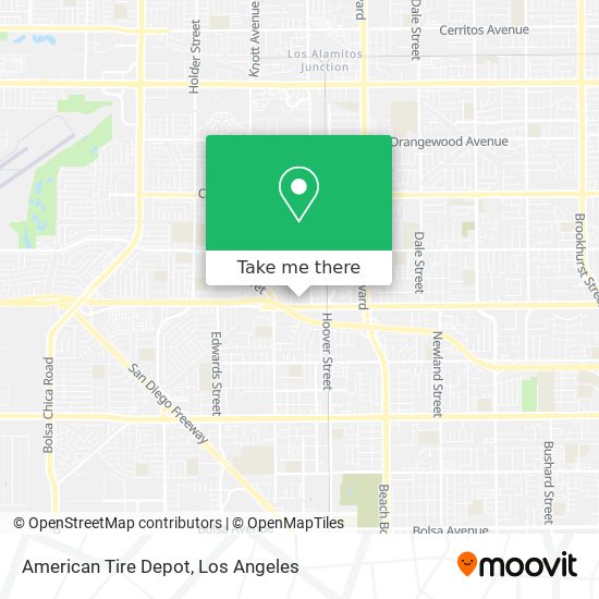 American Tire Depot map