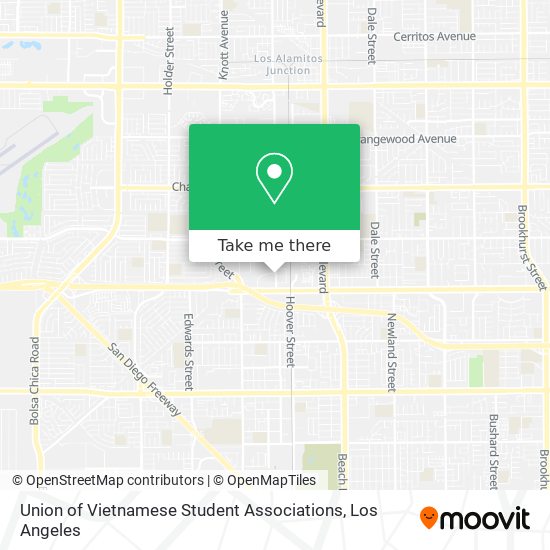 Union of Vietnamese Student Associations map