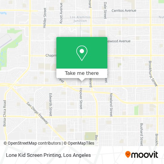 Lone Kid Screen Printing map