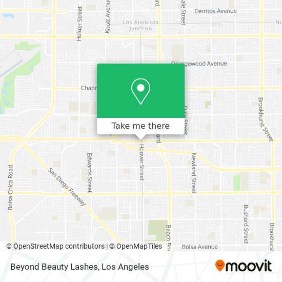 Beyond Beauty Lashes map