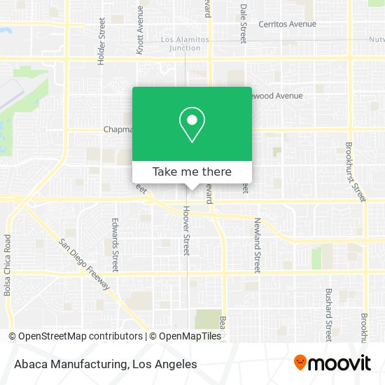 Abaca Manufacturing map