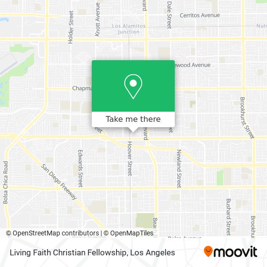 Mapa de Living Faith Christian Fellowship